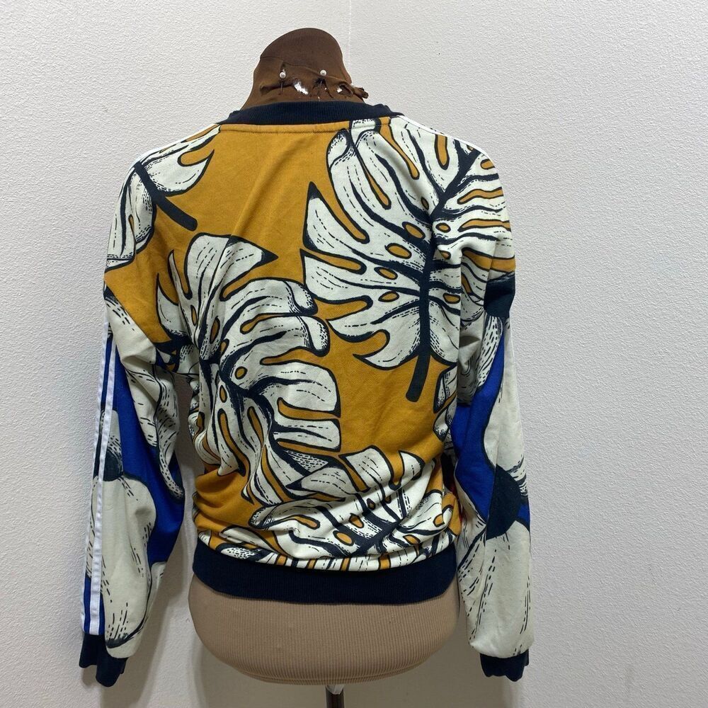 Adidas X Farm Pineapple Boyfriend Sweatshirt Size 2XS - Picture 5 of 6